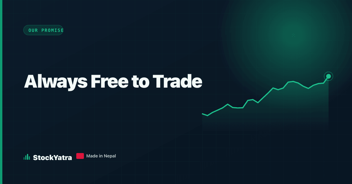 Always free to trade on StockYatra — rising chart cover