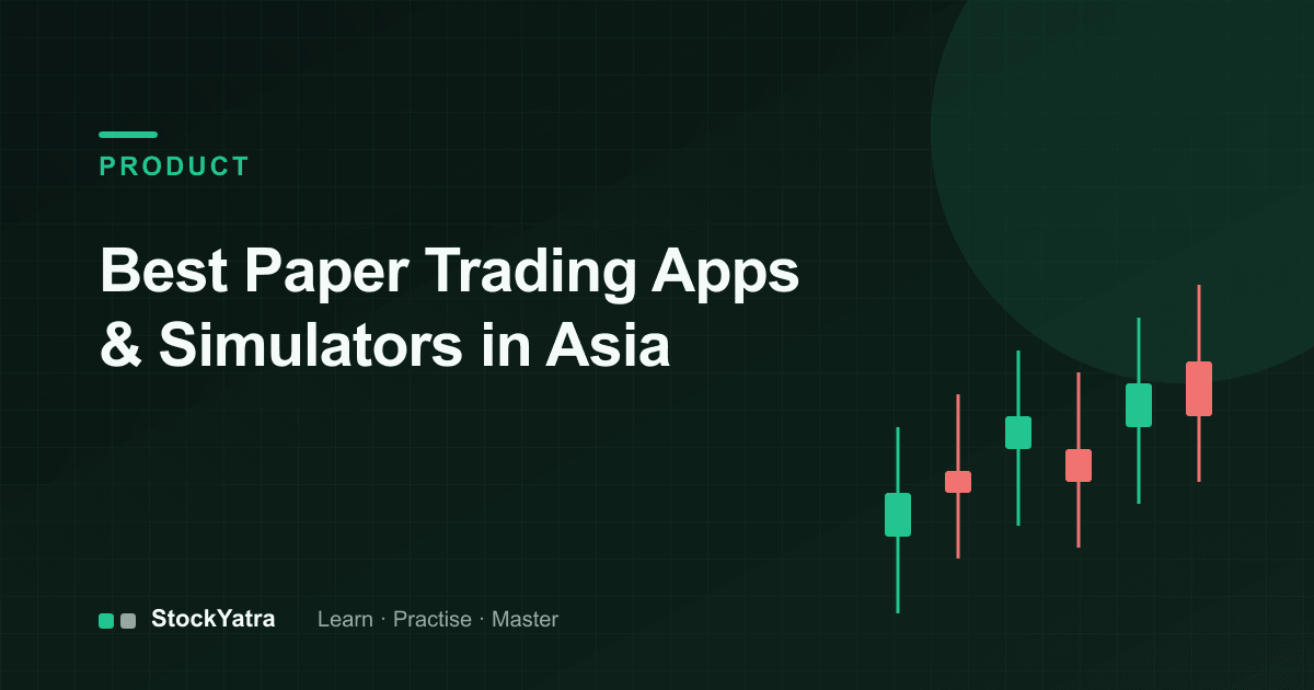Candlestick illustration for best trading simulators in Asia