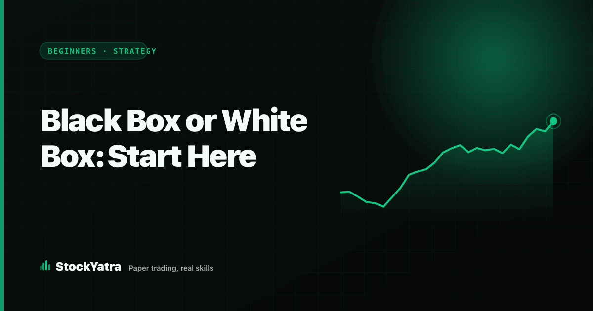 Black box or white box strategy — where beginners should start