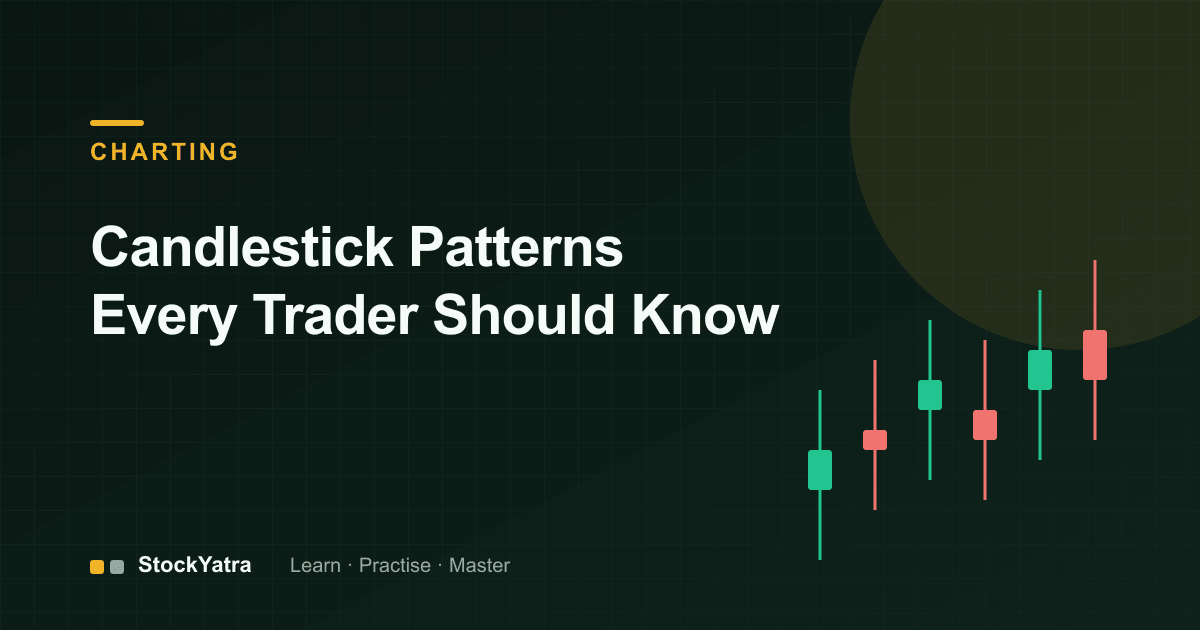 Candlestick chart illustration for a beginners guide