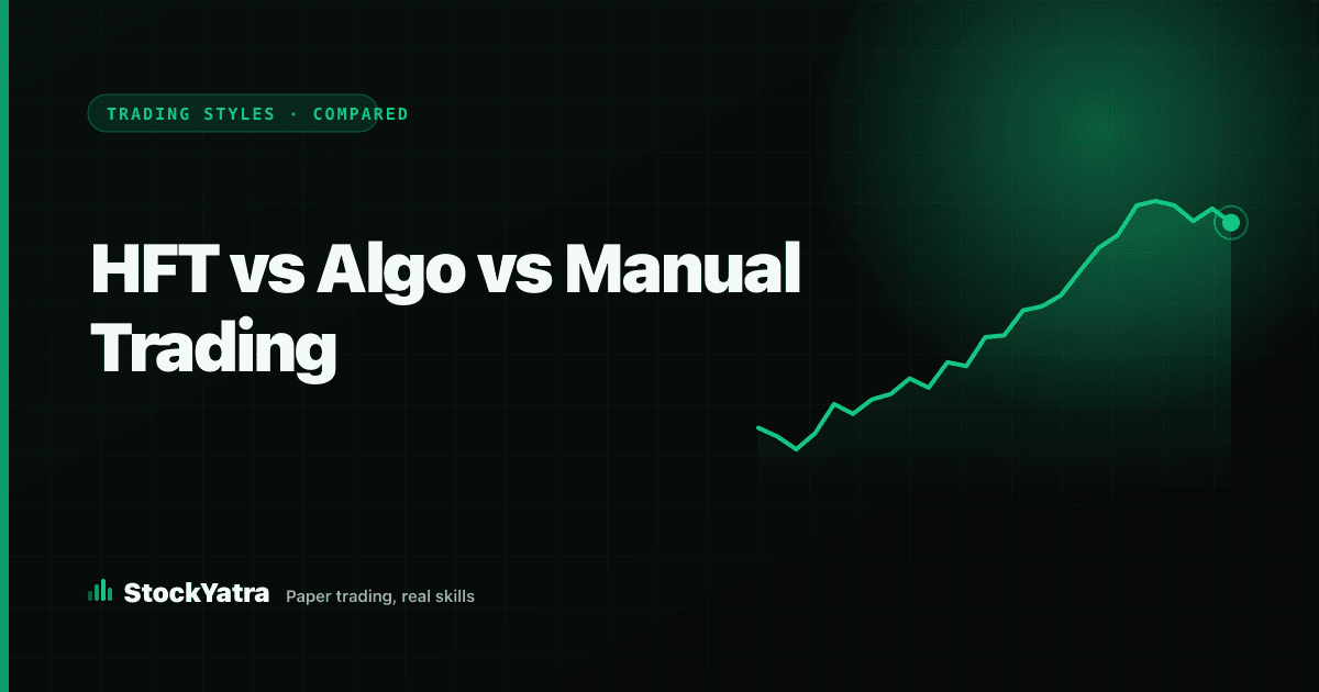 HFT vs algo vs manual trading comparison cover