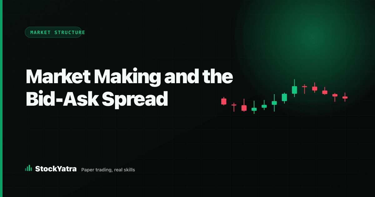 Market making and the bid-ask spread cover