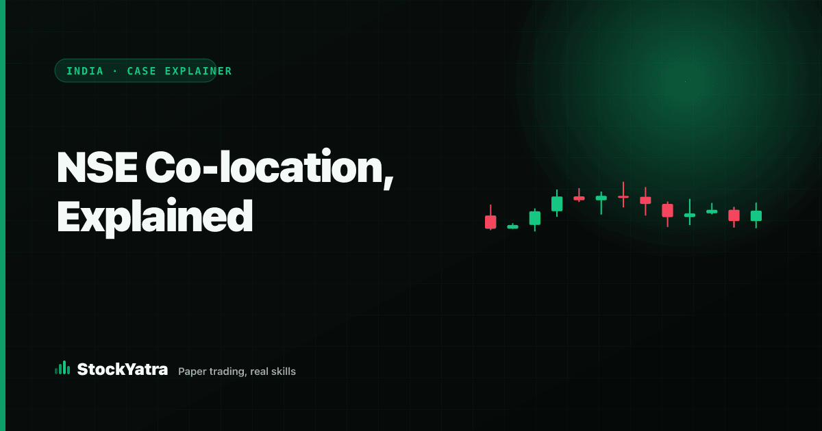 NSE co-location case explained cover