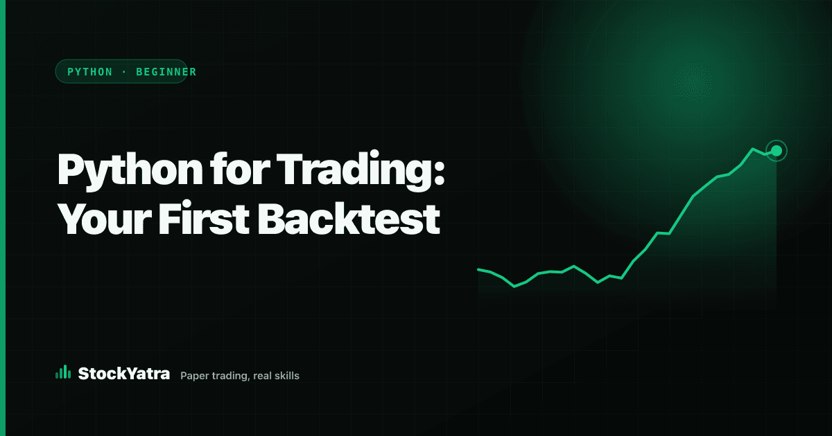 Python for trading: your first backtest cover