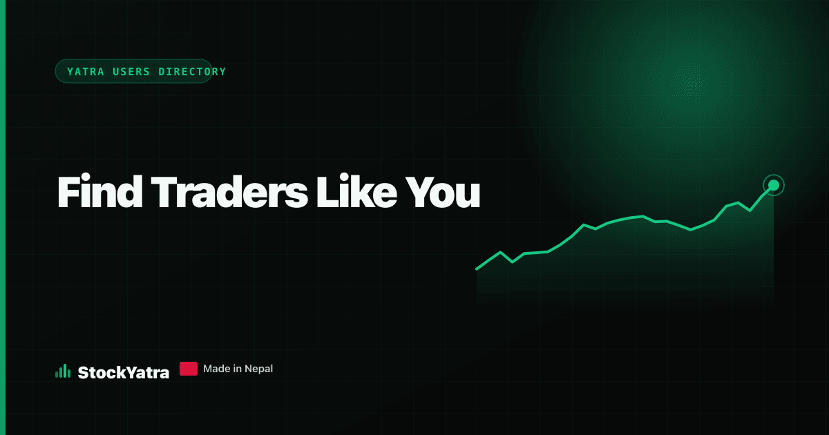 Yatra Users cover: find traders like you in the StockYatra directory