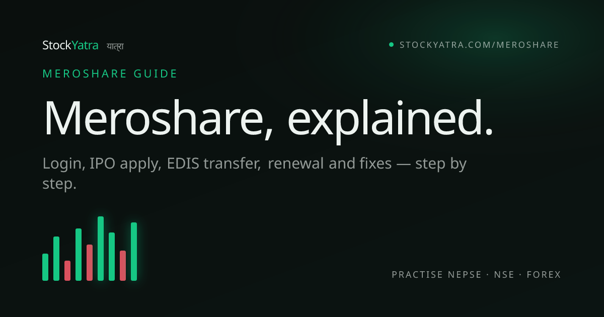 Meroshare Guide Nepal (2026) — Login, IPO Apply, EDIS, Renew & Fixes ...